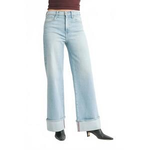 NEW JBD. cuffed palazzo jeans in denim